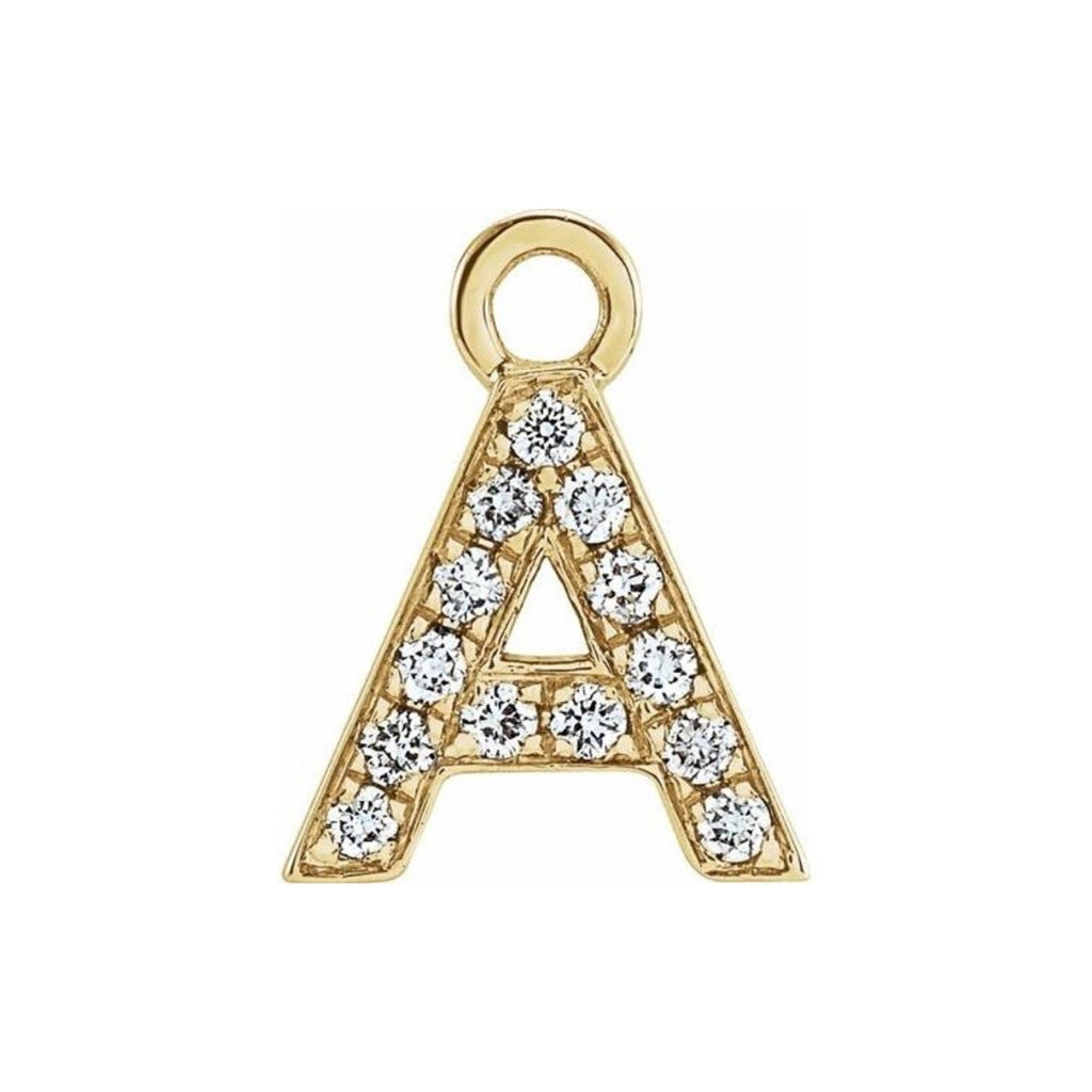 Block Diamond Initial Charm