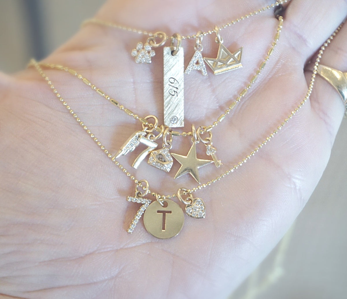 Angel Wing Charm (+ Diamonds)