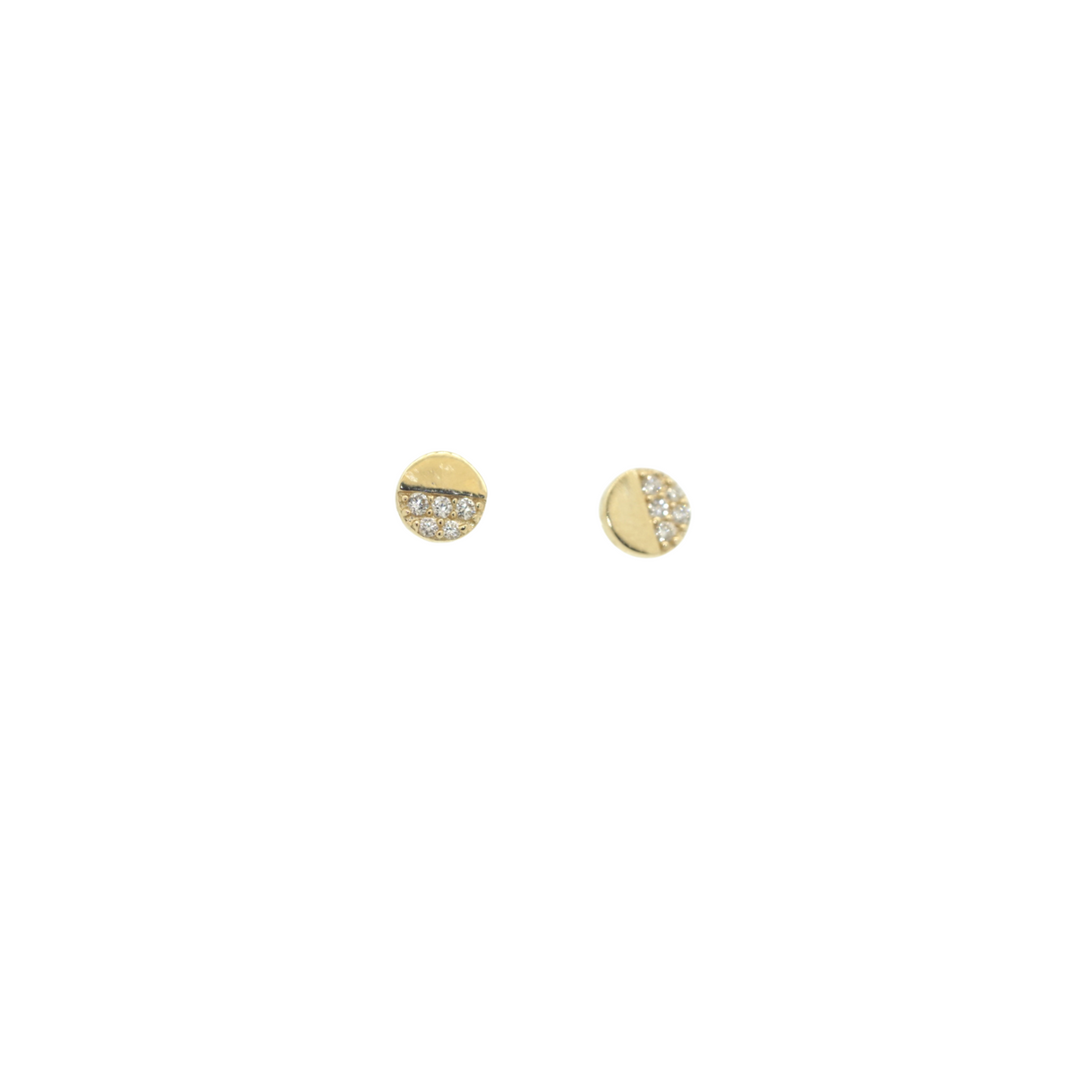 Half Full Disc Studs