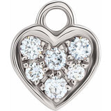 Full Heart Charm (+Diamonds)