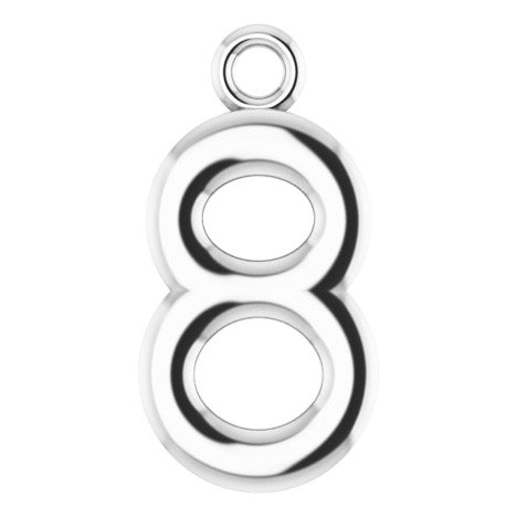 Lucky Number Charm (Plain)