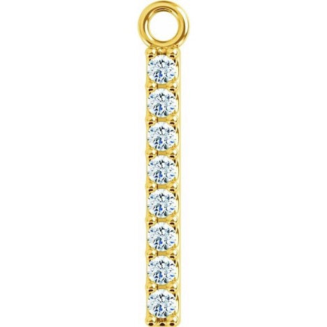 Balance Beam Charm (+ Diamonds)