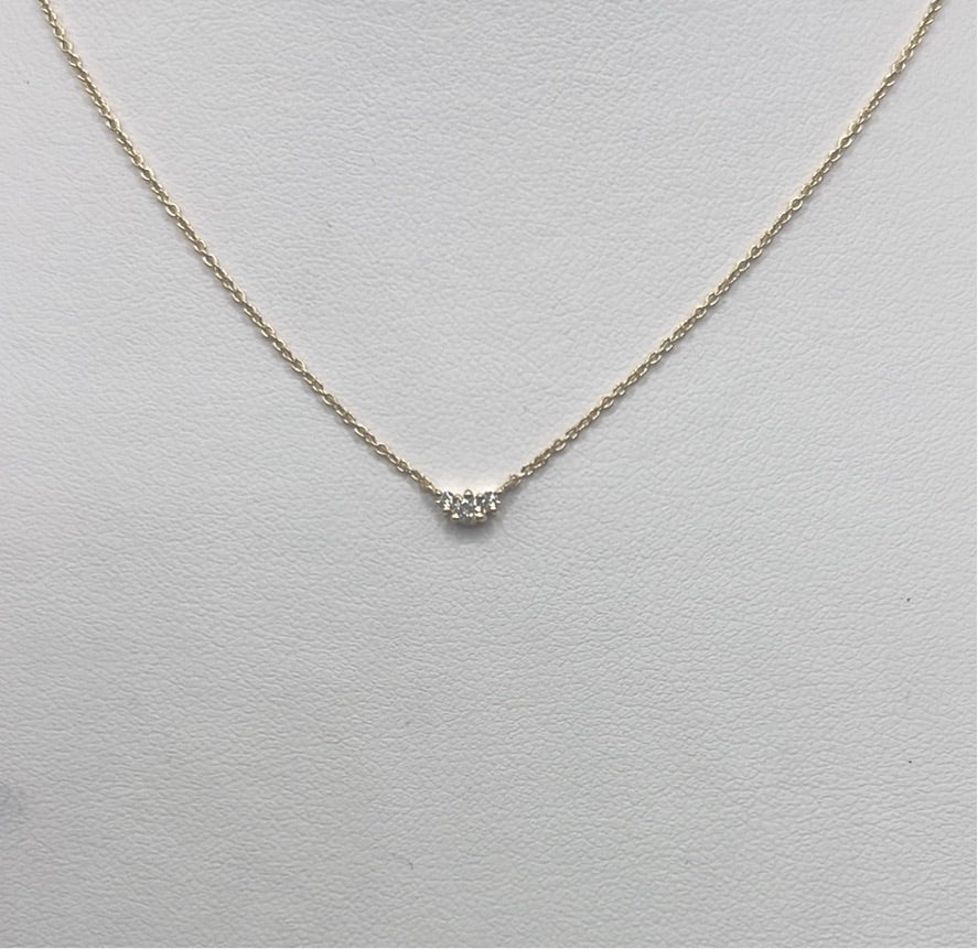 Petite Round Trio Necklace