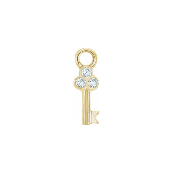 Teeny Tiny Key Charm (+ Diamonds)