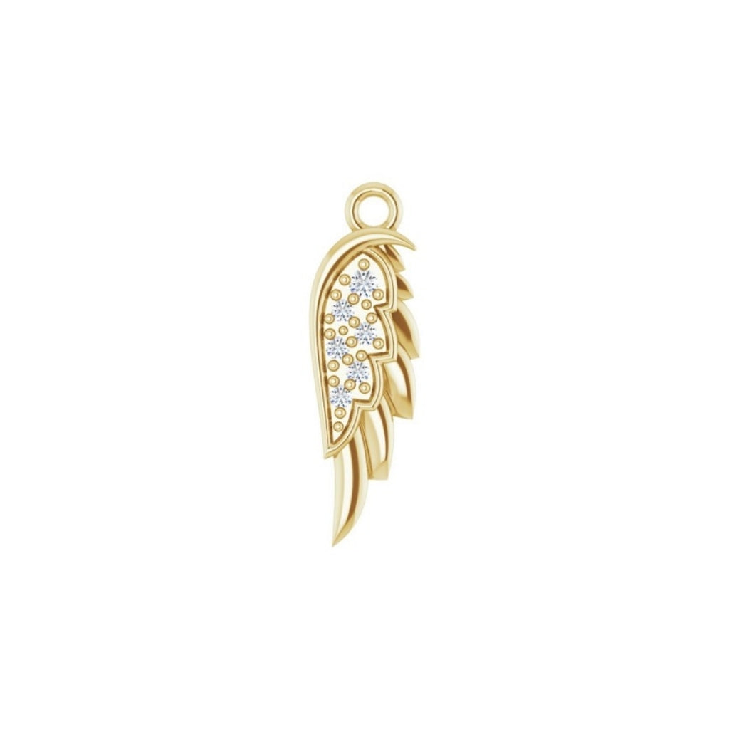 Angel Wing Charm (+ Diamonds)