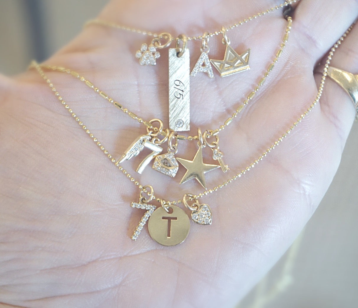 Lucky Number Charm (Plain)