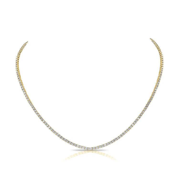 Brigid Cubic Zirconia Tennis Necklace – Sterling Forever