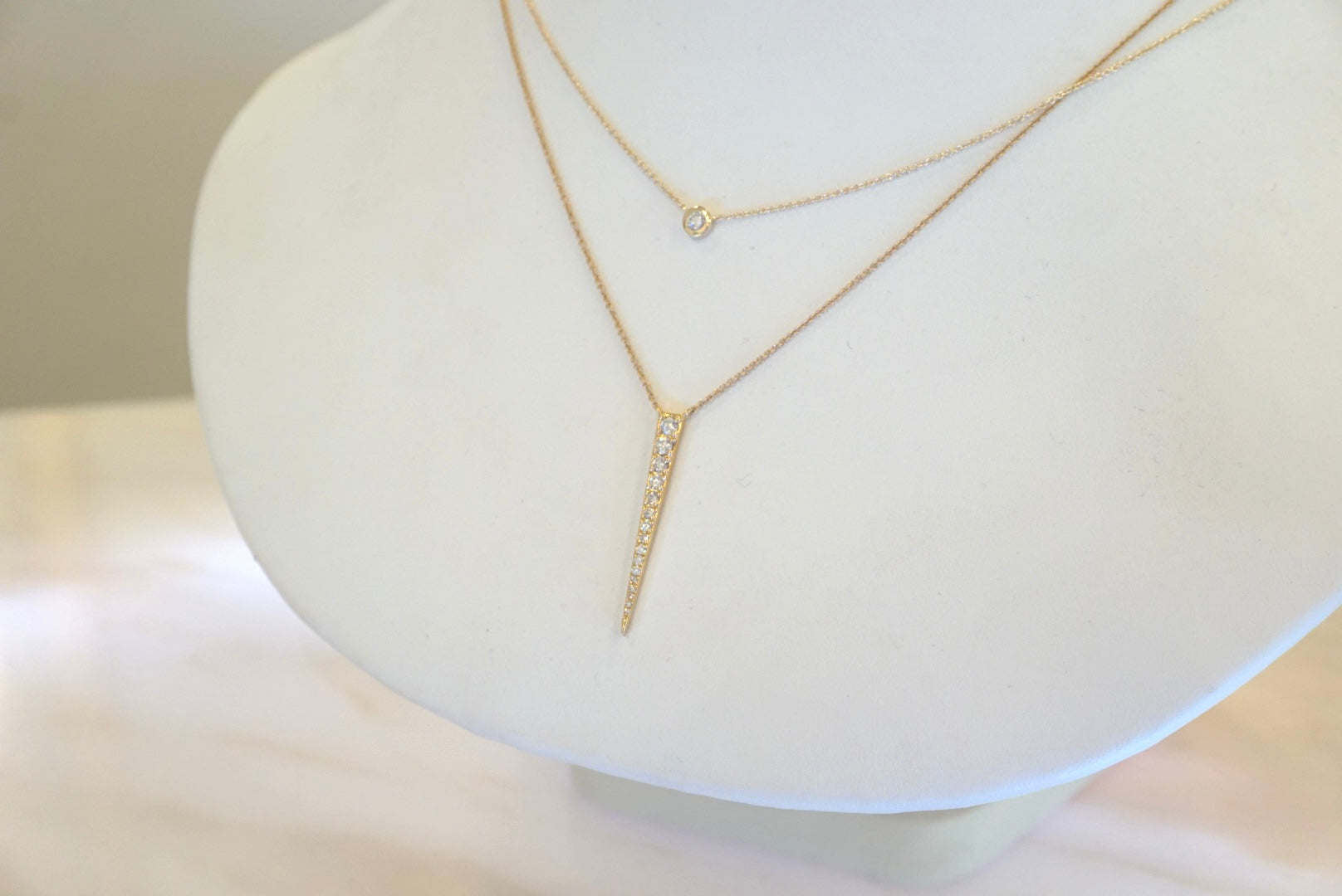 Spike Diamond Necklace