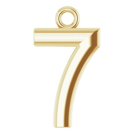 Lucky Number Charm (Plain)